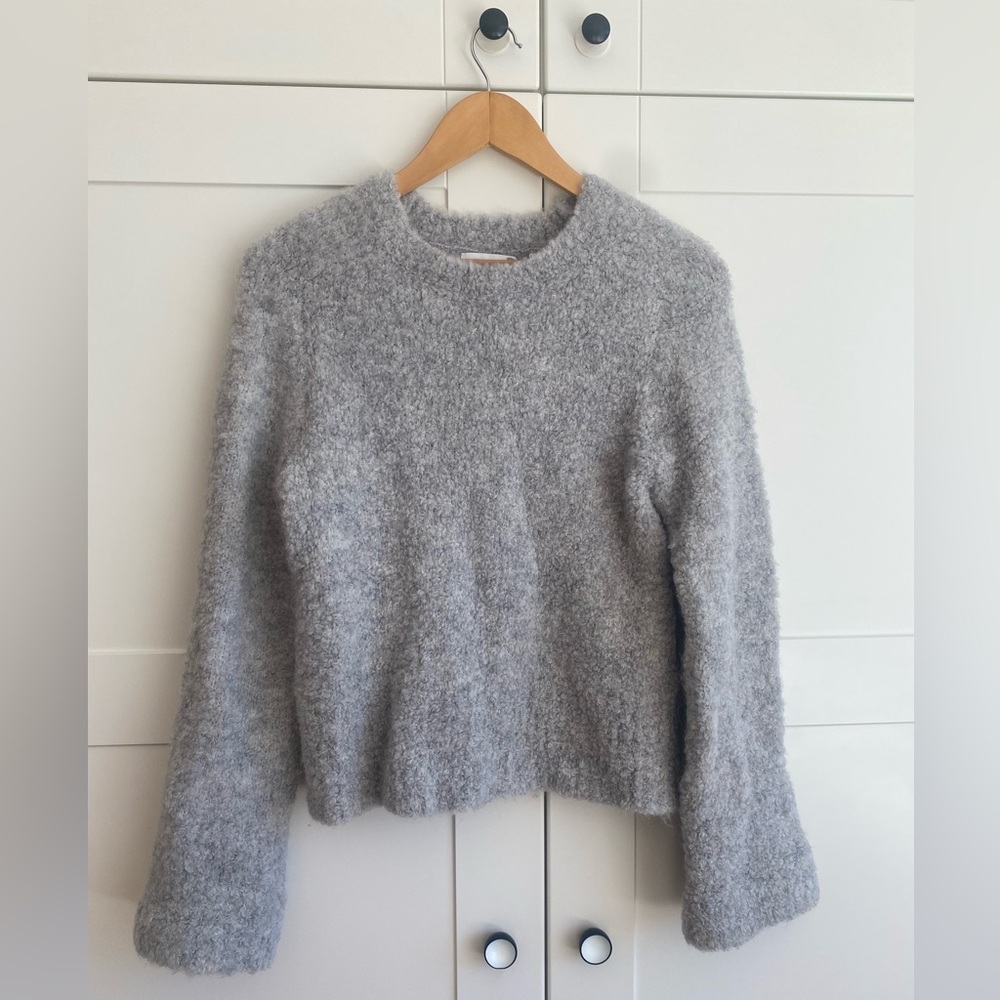 NWOT Club Monaco Gray Crew Neck Sweater